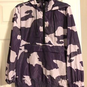 Purple Camo Pullover